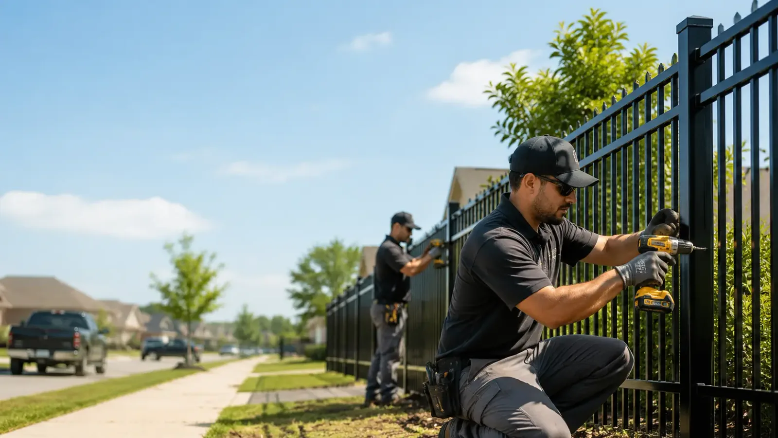 Metal Fence Installation in Armstrong Creek, WI